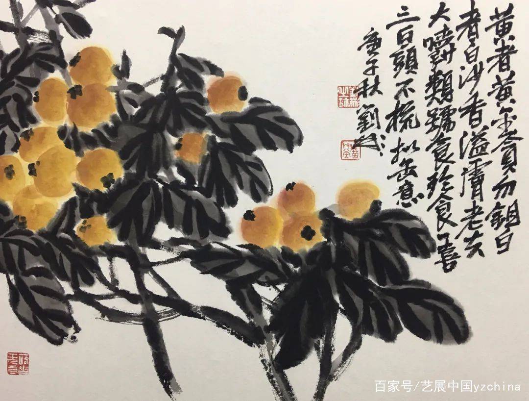 刘彬写意花鸟画欣赏