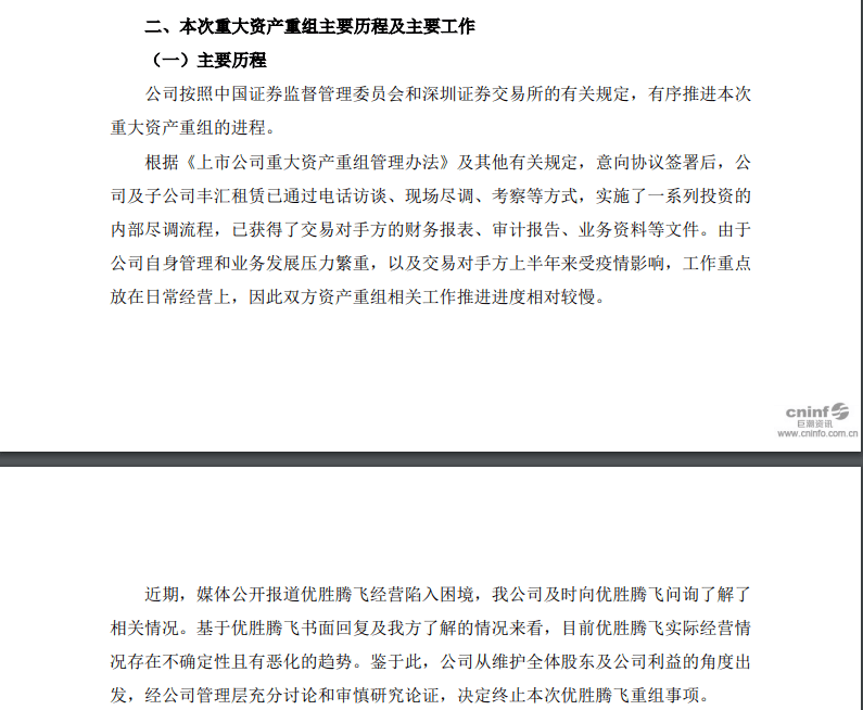 优胜|凉凉！拟收购方了解情况后“反悔”，优胜教育翻盘几率渺茫