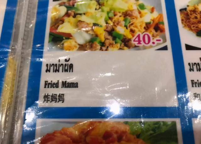 
吃货去泰国旅游时 发现菜单被翻译了成中文 点菜时懵了“动漫下载”(图4)