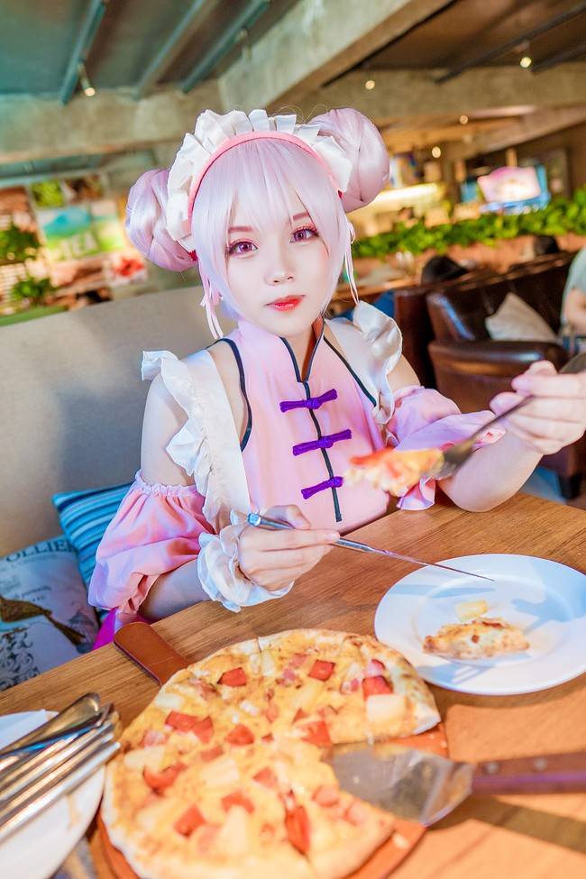cos:王者荣耀,同人女仆小乔
