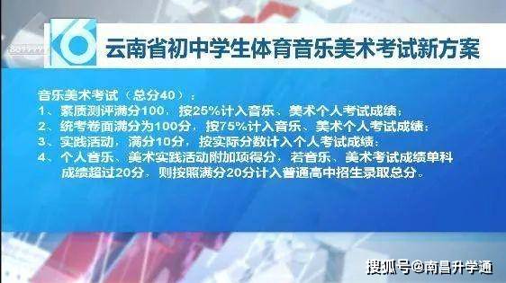 细节来了云南体育中考100分怎么构成音乐美术多少分家有孩子的必须看