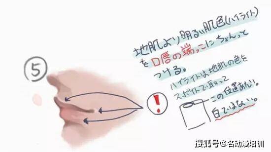 嘴唇|sai新手向厚涂教程