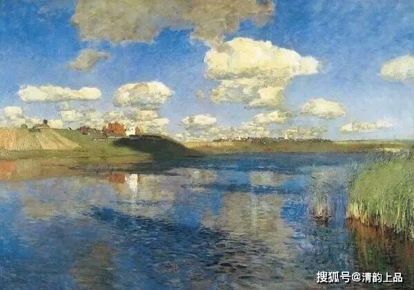 俄罗斯伟大的现实主义油画大师,伊萨克·伊里奇·列维坦,风景油画作品