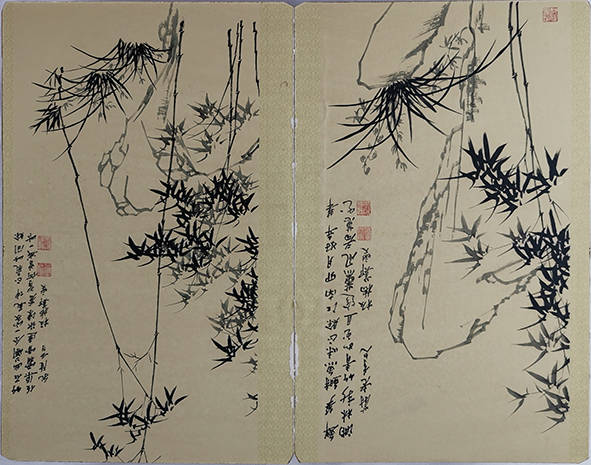 题画》中云"江馆清秋,晨起看竹,烟光日影露气,皆浮动于疏枝密叶之间.