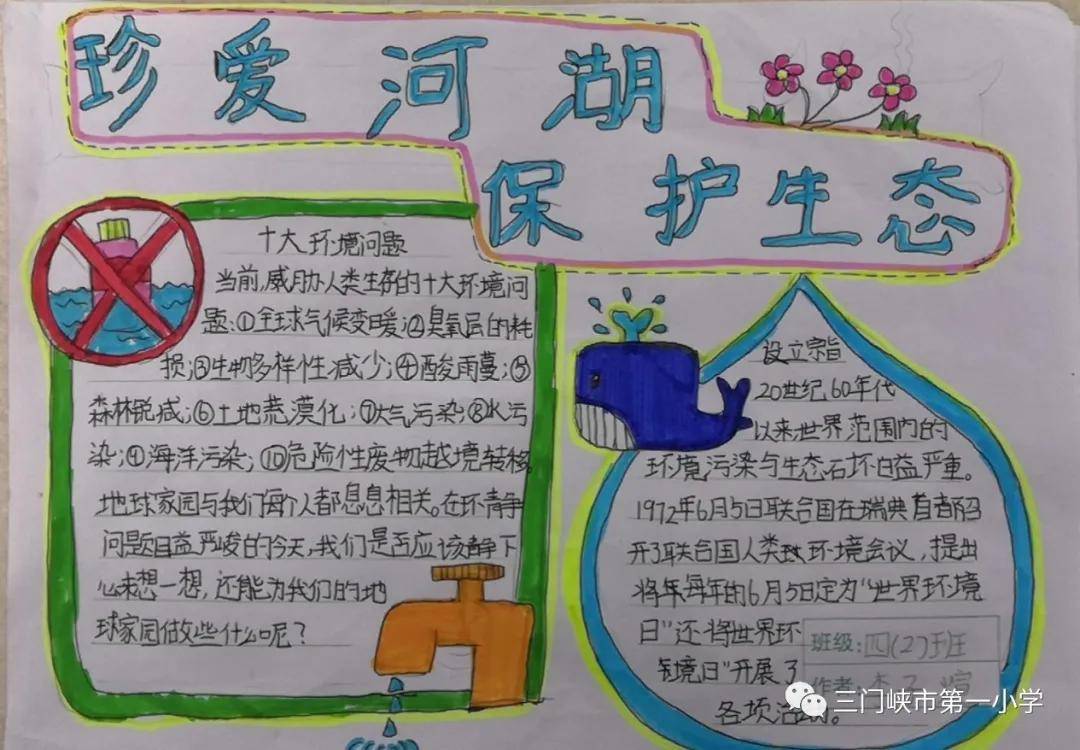 三门峡市第一小学珍爱河湖保护生态