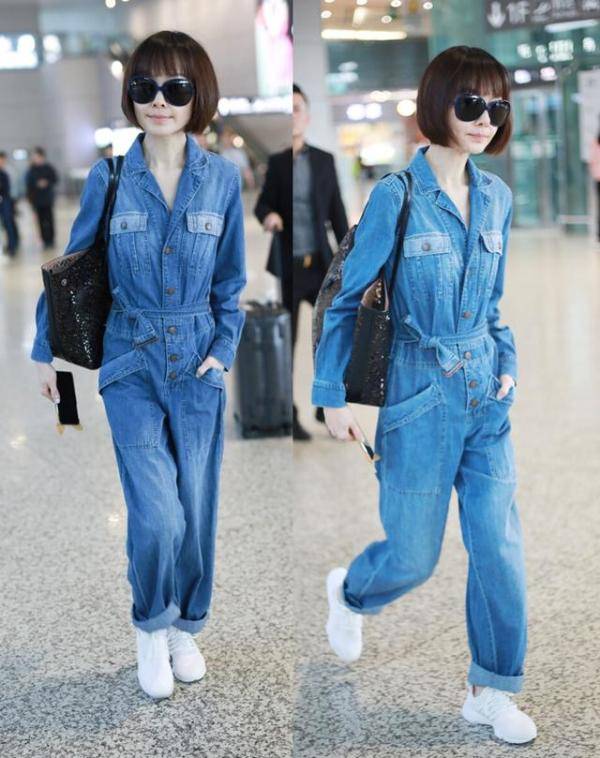 服装|鲁豫可别瘦了，都已经50岁了，穿裙子空空荡荡显的不太健康