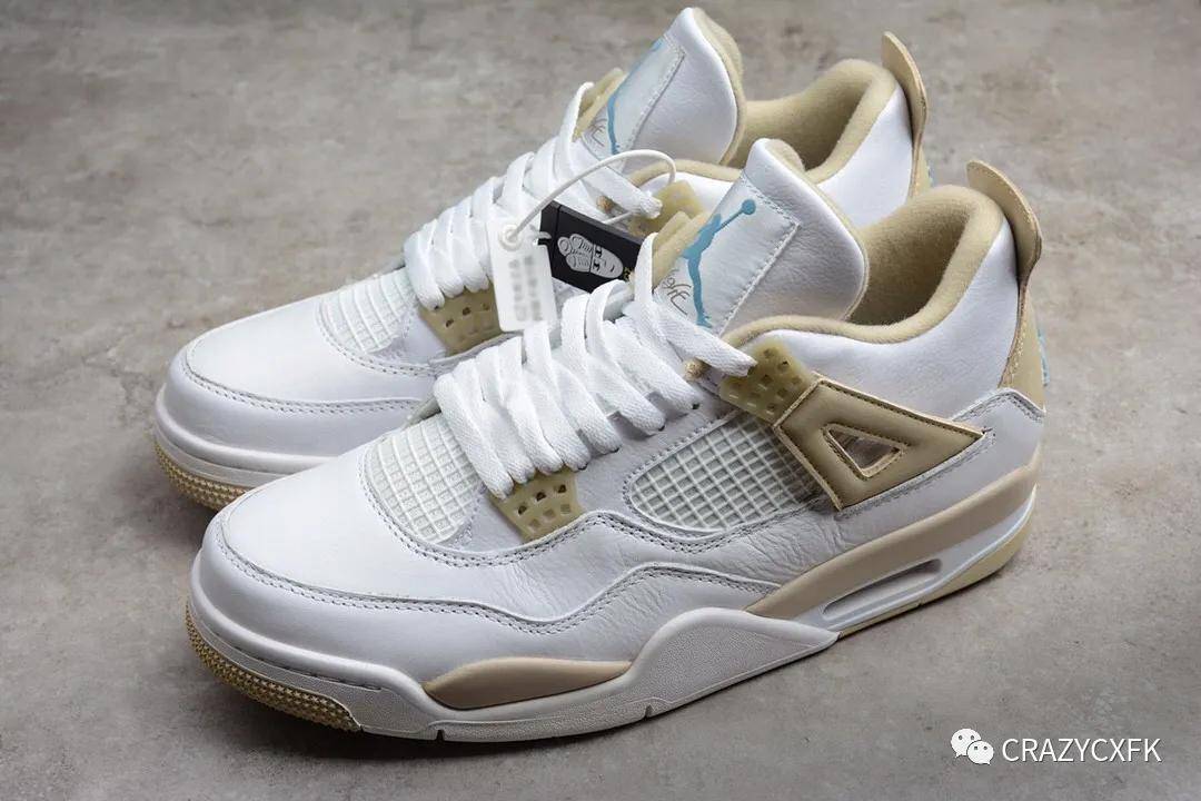 乔丹aj4 沙滩白金 air jordan 4 linen sand 篮球鞋