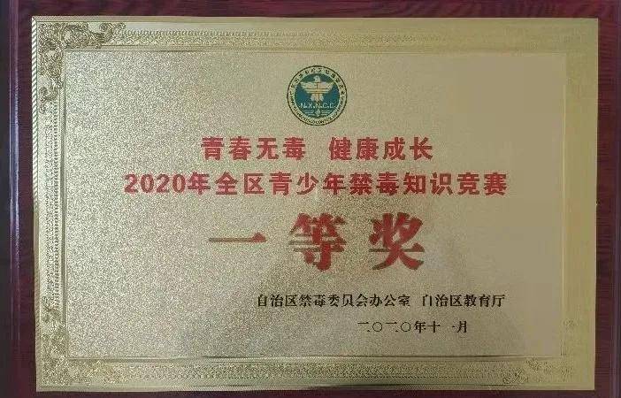 附排名表2020年宁夏青少年禁毒知识竞赛鸣金