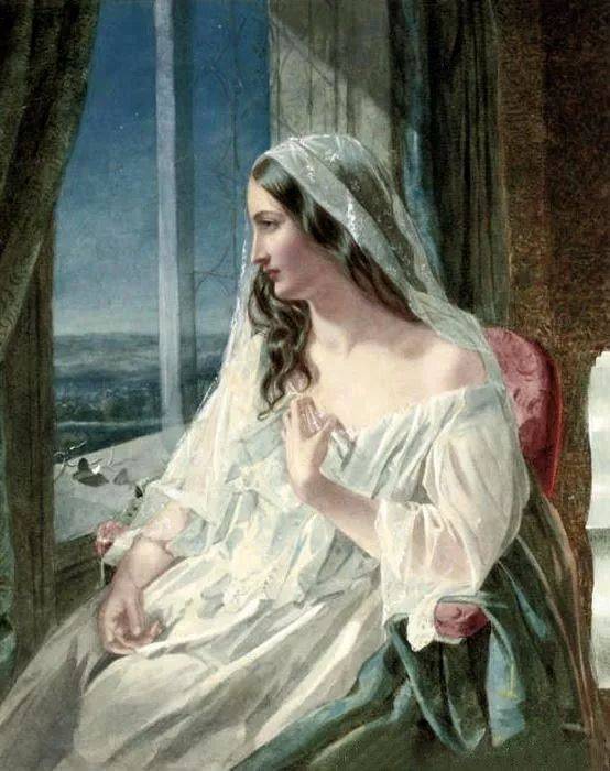 图片[30]-英国艺术家詹姆斯·桑特人体油画中的美人，珠圆玉润，风情万种-魔性次元
