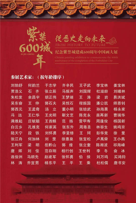 《从历史走向未来》—纪念紫禁城建成600周年中国画大展在紫禁城太庙隆重开幕