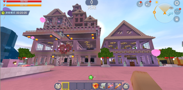 迷你世界:超豪华贵族学院,在童话中的城堡实现公主王子梦