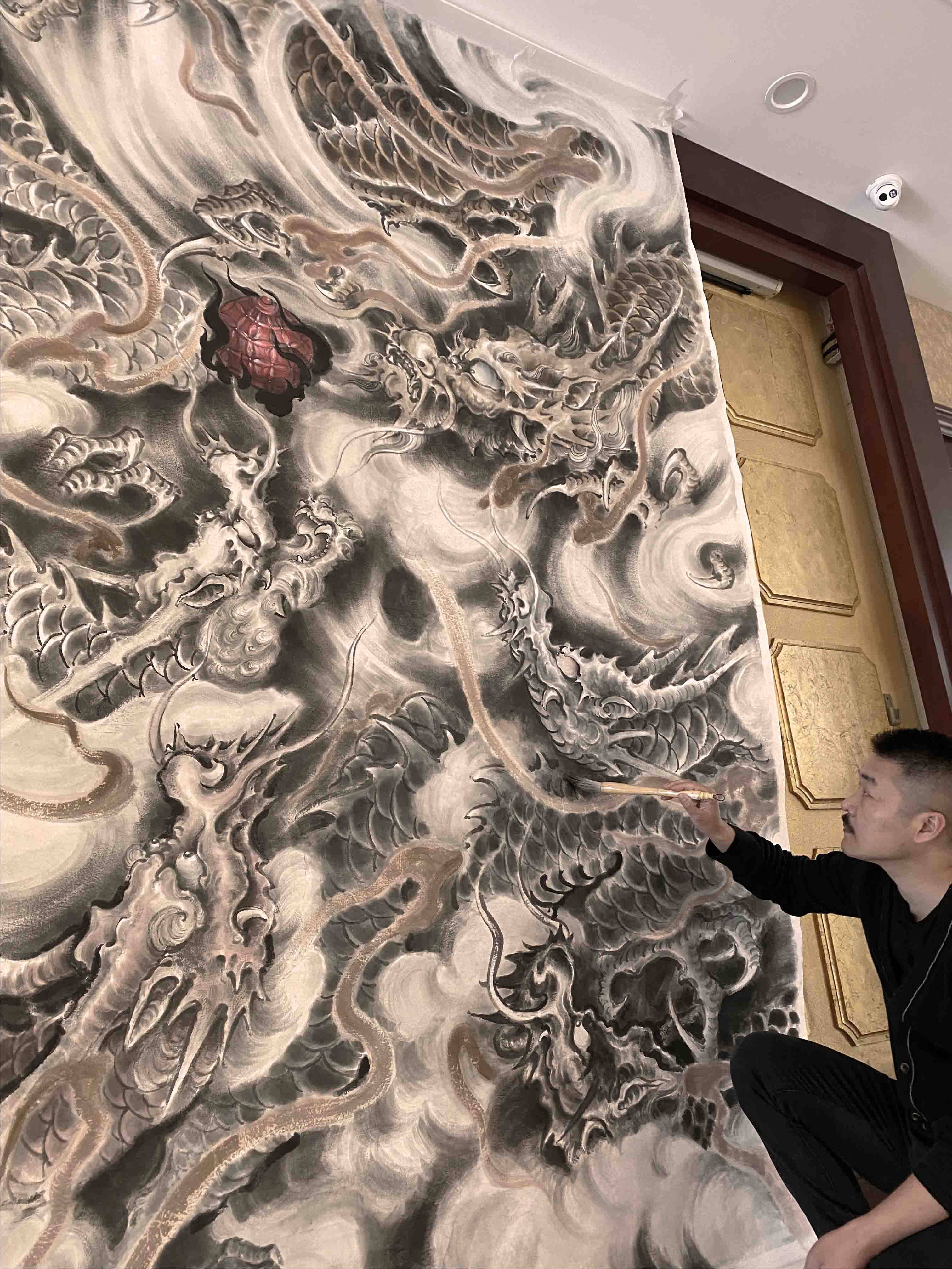 国画龙图—由龙作品小辑