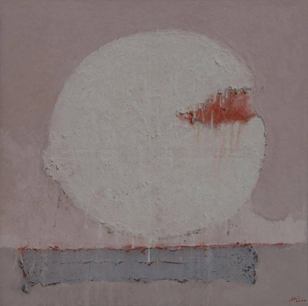 《素·色—张新武岩彩画作品展》2007年美