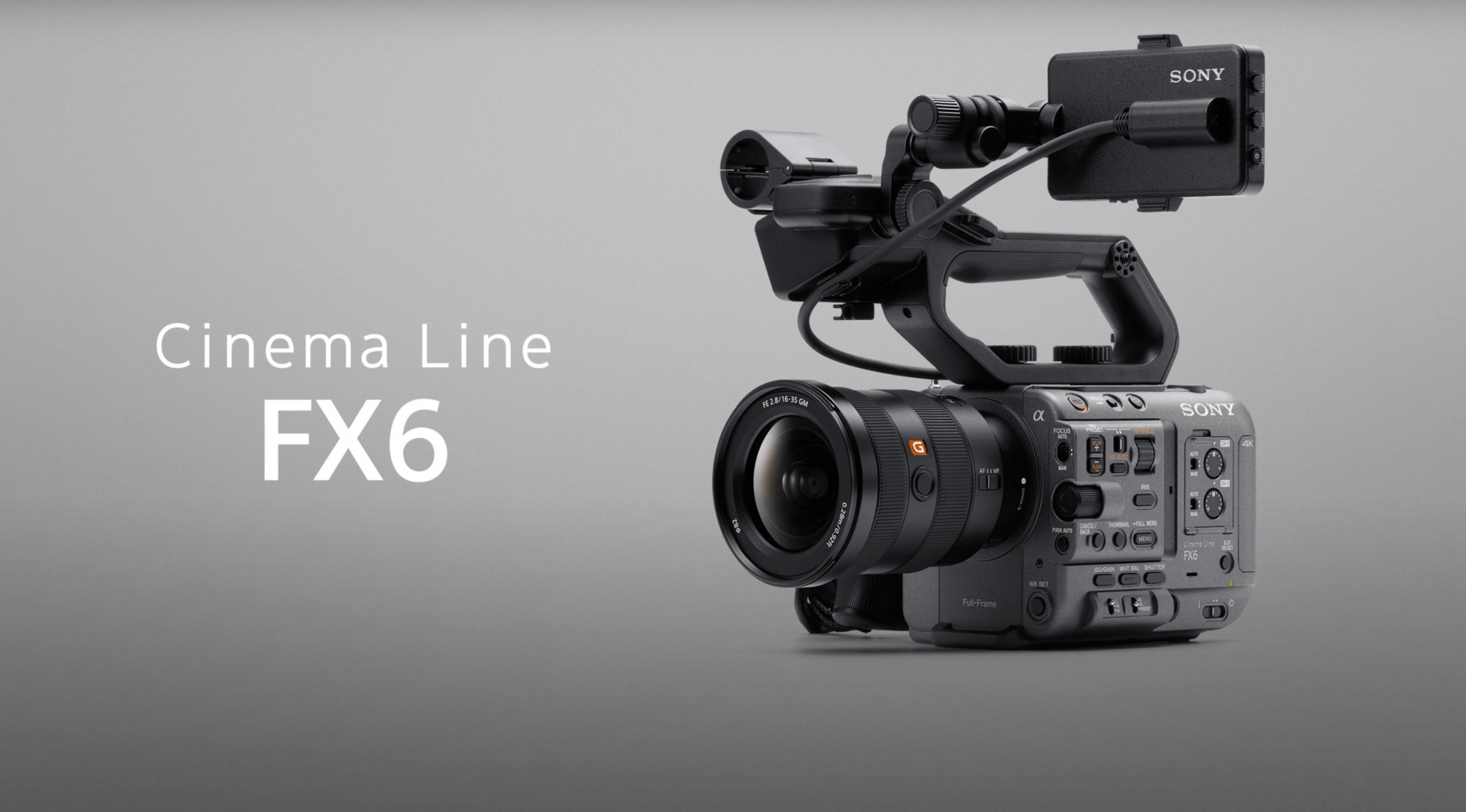 索尼全画幅电影摄像机fx6发布,支持4k 120p拍摄
