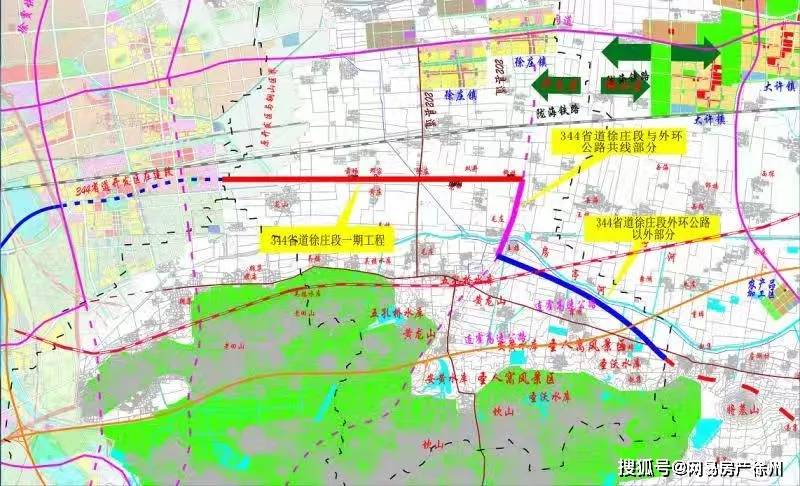 344省道徐庄段是市2020年重点城建工程之一,全长约8.