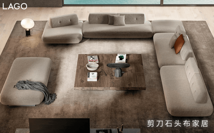 轻奢现代简约客厅沙发组合，定制你的现代简约时尚！