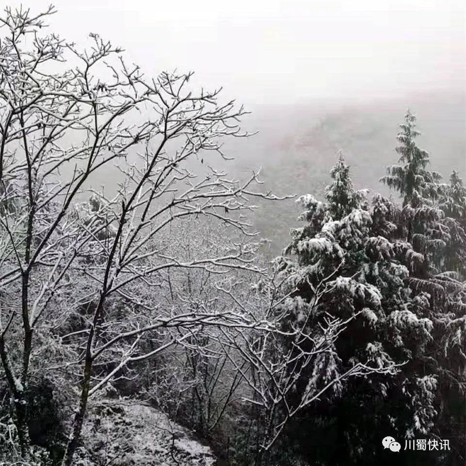 美,平昌冬季第一场雪!