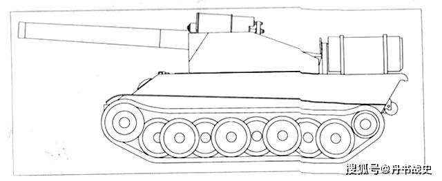 捷克改装黑豹中型坦克,安装305毫米大炮,炮弹超过200