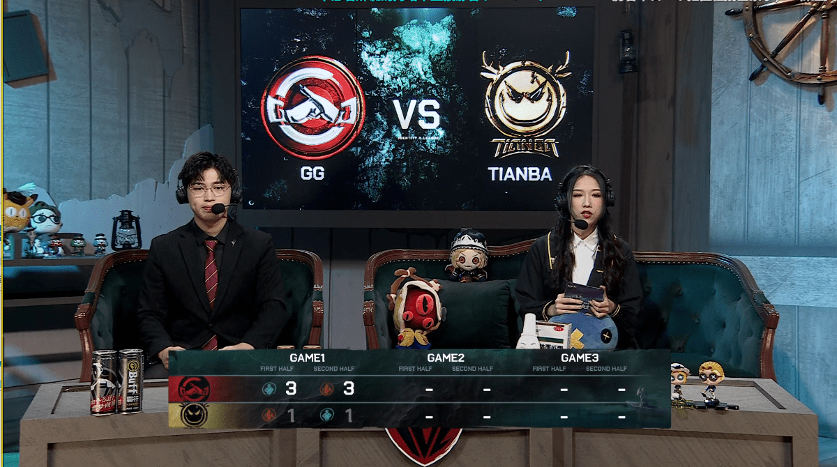 战队|第五人格IVL职业联赛秋季赛GG vs TIANBA第一局 PPxia精准炸弹GG拿下首局