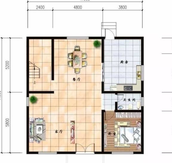 11x12米自建房户型图,开间11米进深12米别墅 2栋宽11米的农村自建房,简单的户型,想建的人很多