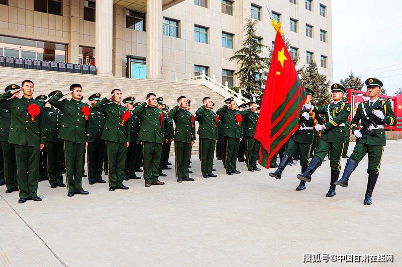 再见,老兵!武警武威支队举行退役老兵向军旗告别仪式