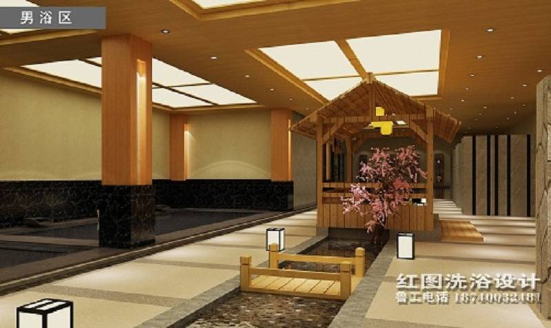 日式洗浴中心设计风格