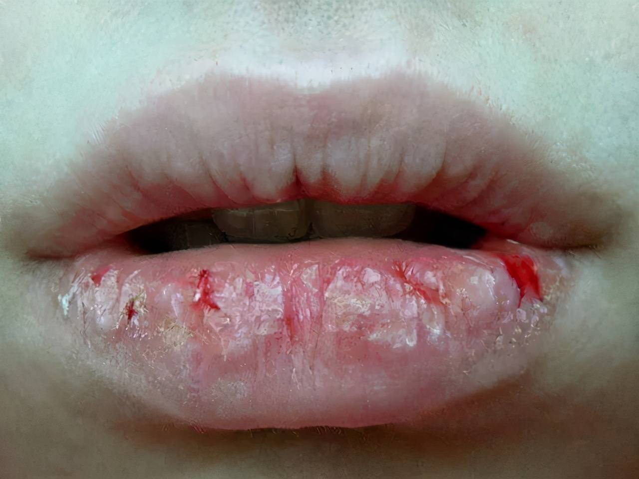 但是如果你平时的嘴唇就很爱起皮,那你可就得注意了,也许是你的肝脏出