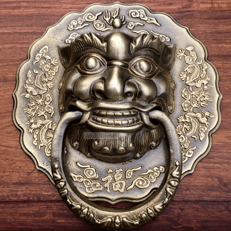 东方力量之铺首:朱门寒宅,铺首衔环_门环