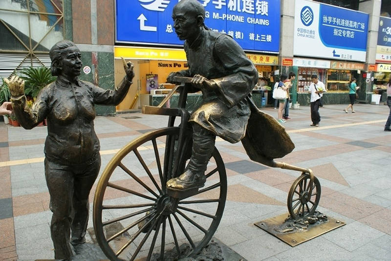 步行街主题景观雕塑摆件