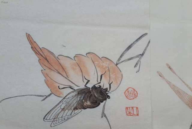 他画了一幅画,画中只有一只蝉,竟卖了8个亿_手机搜狐网