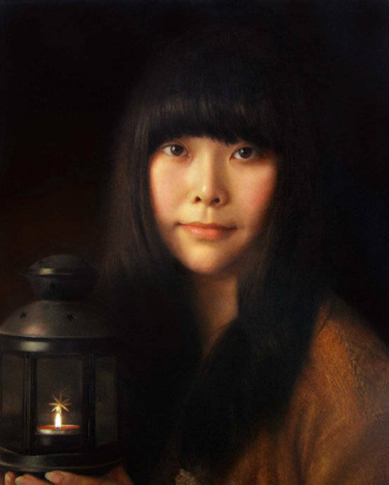 图片[1]-80后新锐画家——赵新雨油画中的青春少女-魔性次元