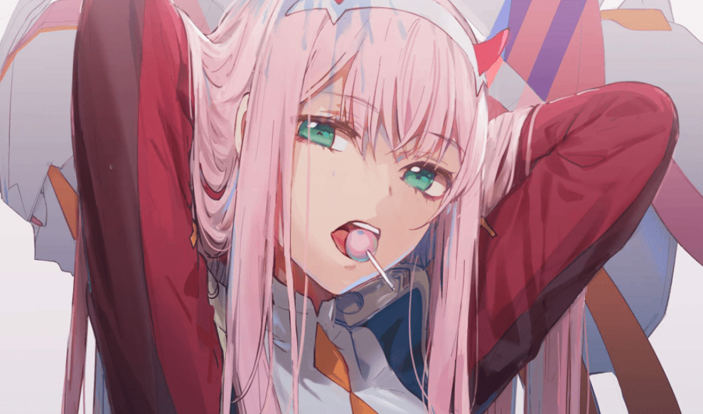 来自于动漫《darling in the franxx》中的人物02,也就是动漫迷们常常