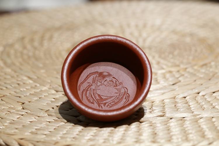 刘浩紫砂杯精品原矿大红袍般若