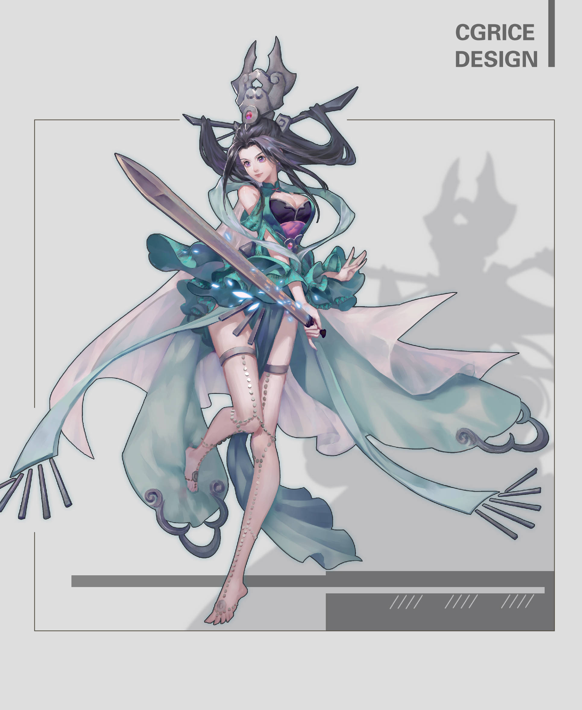 cg rice 游戏原画作品展示