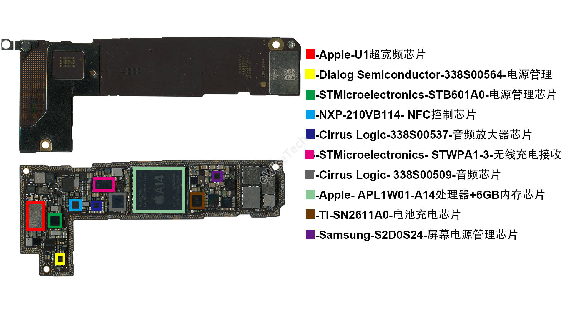 应该也都了解到iphone 12 pro主板采用双层板设计,集成度极高,器件大