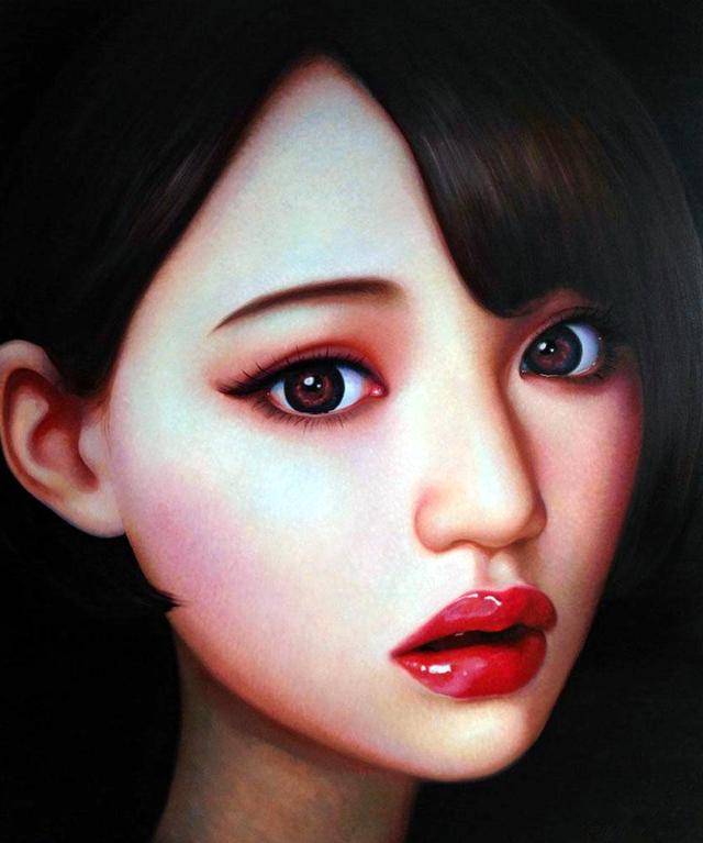 图片[25]-青年艺术家张向明油画中的北京女孩-魔性次元