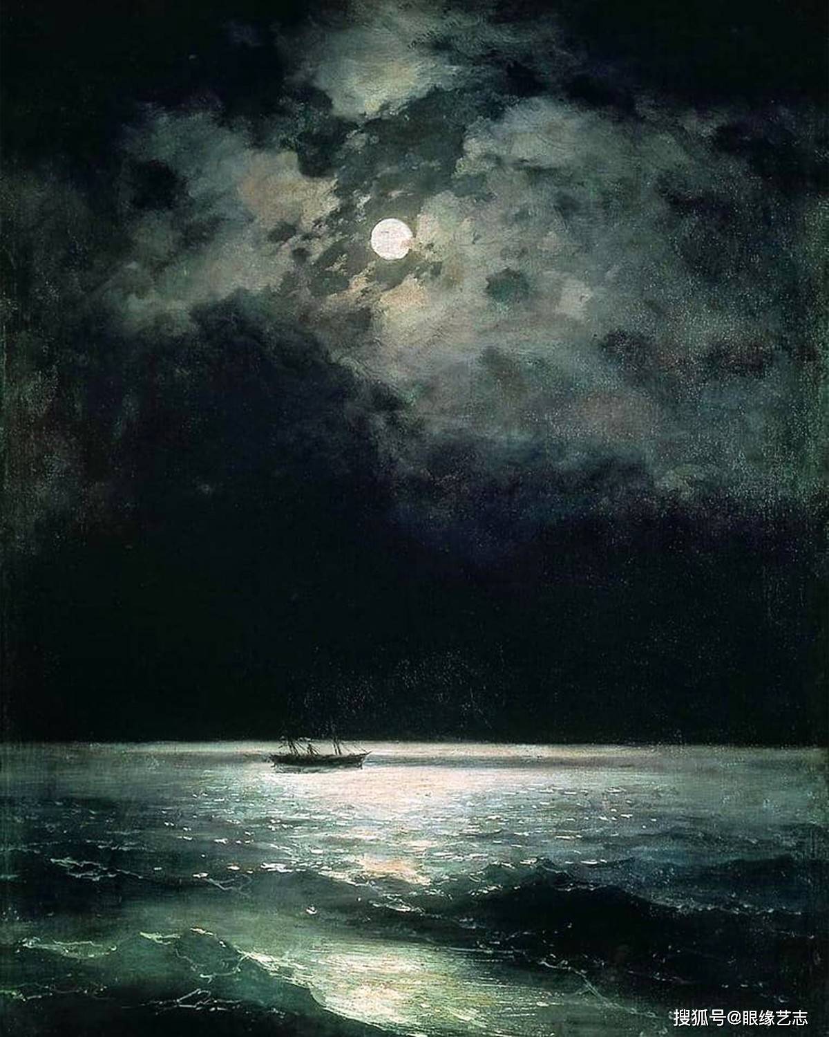原创《名画,略知略知》之"月光:画家的难眠夜,成就了传世的皎洁