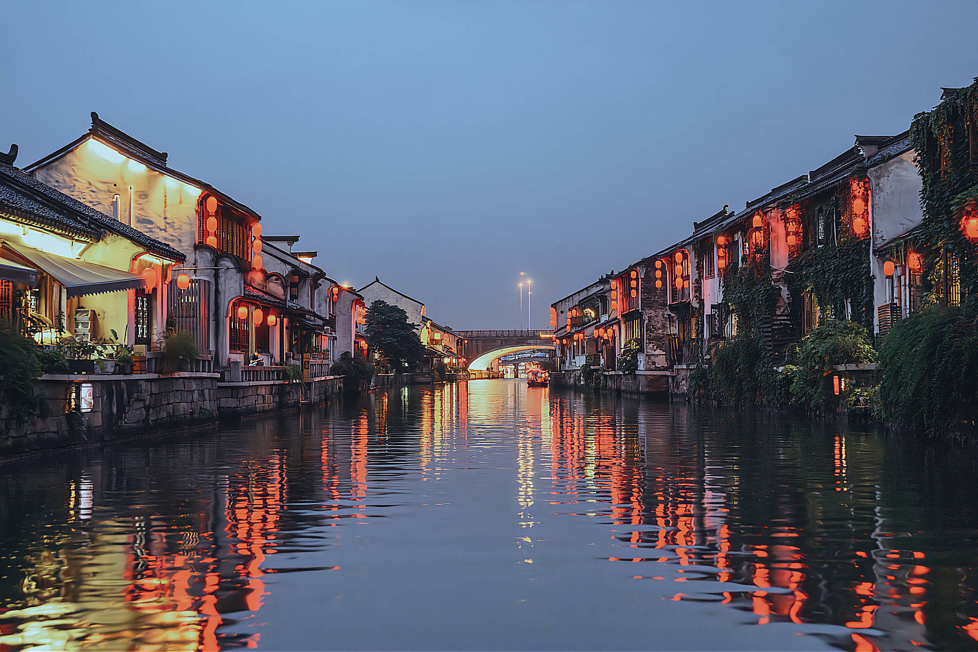 原创无锡夜色最美的地方,千年古运河尽显古色古香,堪比南京秦淮河
