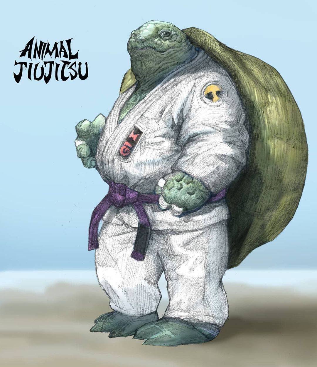 jiujitsu animal team & sports巴西柔术动物海报集