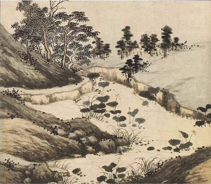 《东庄图》——沈周为好友画的私家园林山水