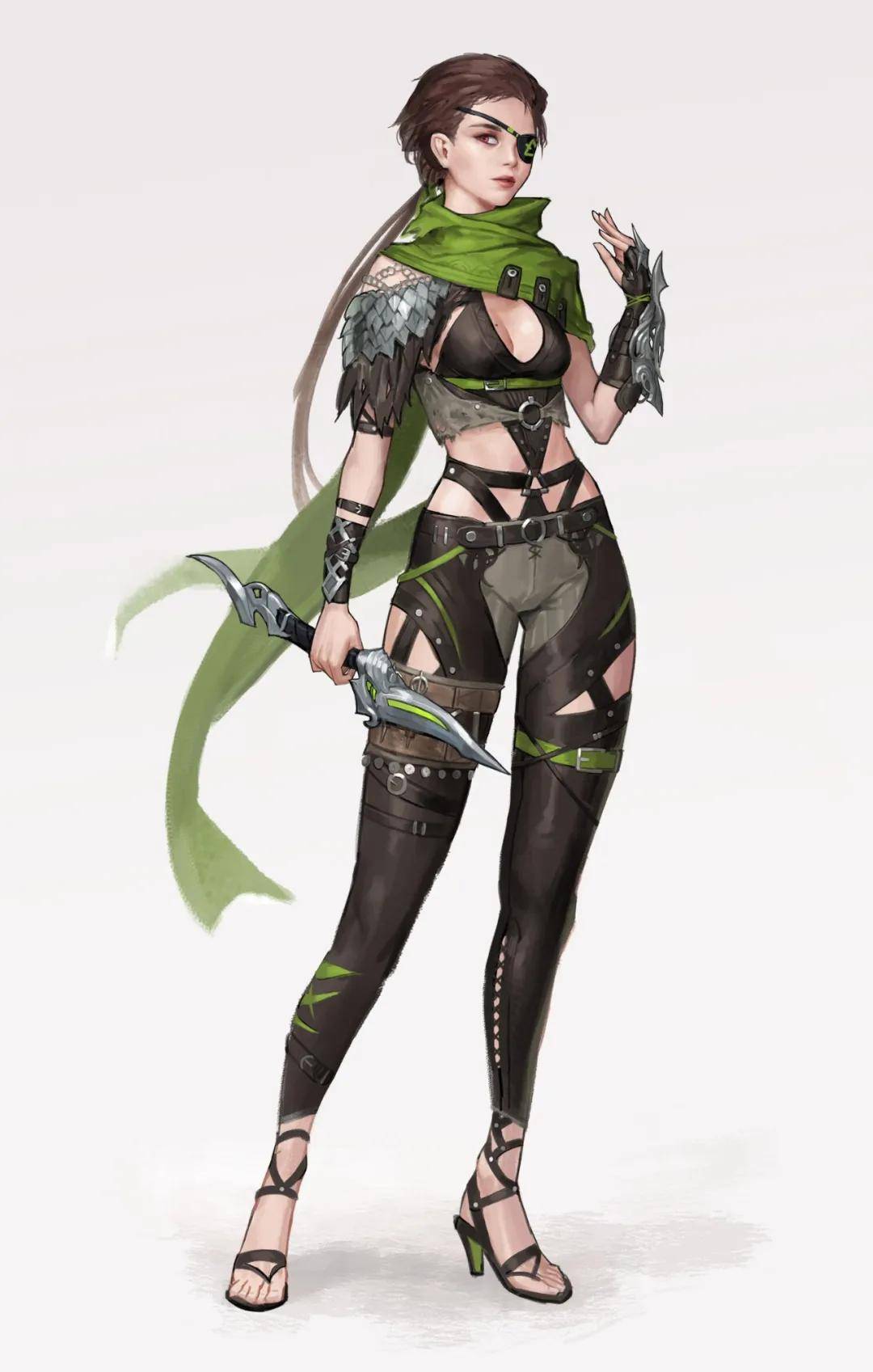 cg原画插画教程韩国原画师cotta角色人物设定作品