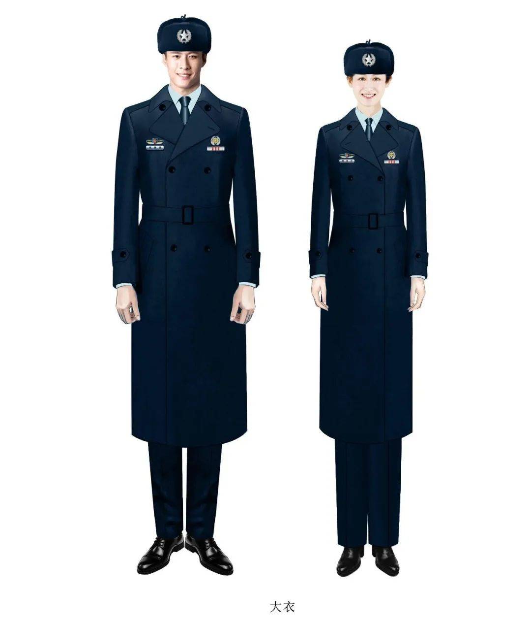 新时代军队文职人员制服和标志最炫孔雀蓝你想拥有吗