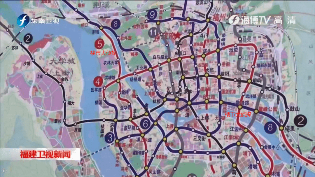 福州地铁第三轮路线曝光!何时上报批复?官方回应了.