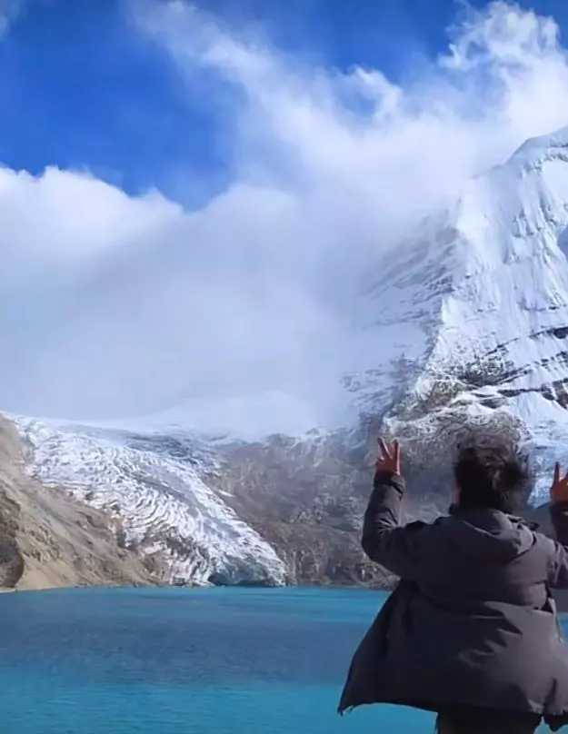 西藏冒险王掉入冰河意外离世，镜头下的冰川太美了