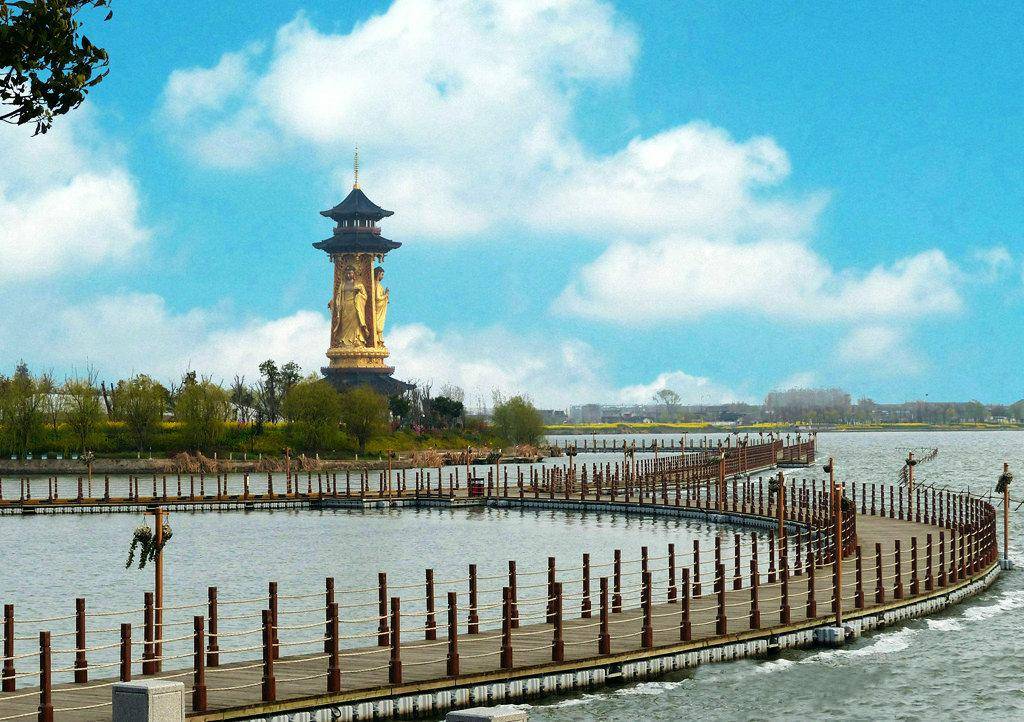原创江苏一处湖泊,被评为国家5a级旅游景区,有"水乡明珠"之称