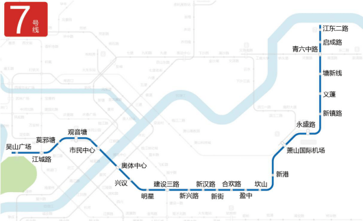 是的,第一条深入钱塘新区大江东腹地的地铁线路——杭州地铁