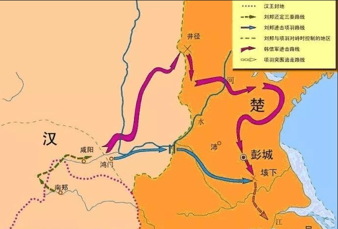 彭城之战我先说一个古代的楚汉彭城之战,项羽的三万精兵把刘邦的五
