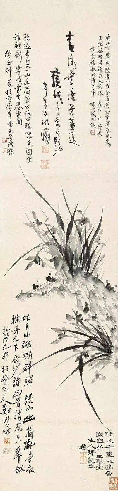 郑板桥画兰，画的是兰花的骨头 