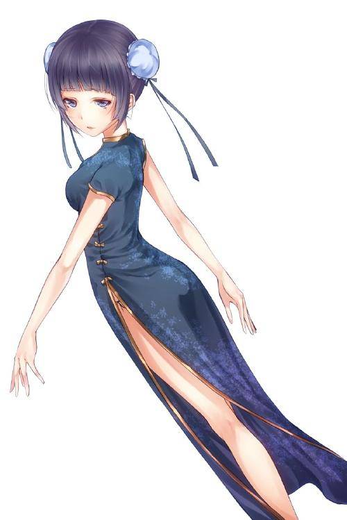 旗袍少女~慵懒却又不失气质~这样的画法简直一绝!