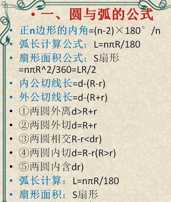 初中数学公式大全 含高清打印版 替孩子收藏下来 3年不下13 定理